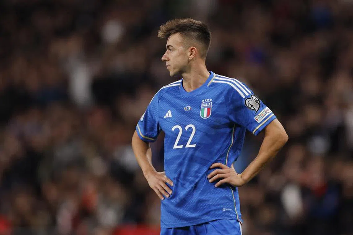 Soccer Football - Euro 2024 Qualifier - Group C - England v Italy - Wembley Stadium, London, Britain - October 17, 2023 Italy's Stephan El Shaarawy reacts Action Images via Reuters/Andrew Couldridge/File Photo