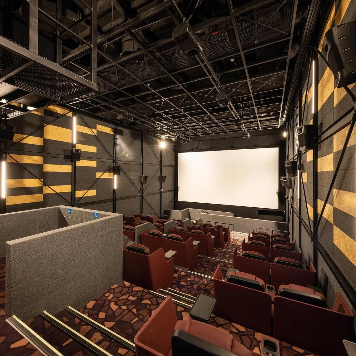 In Singapore, premium seating – with plush leather recliner seats and built-in perks for food and drink – has become more commonplace.