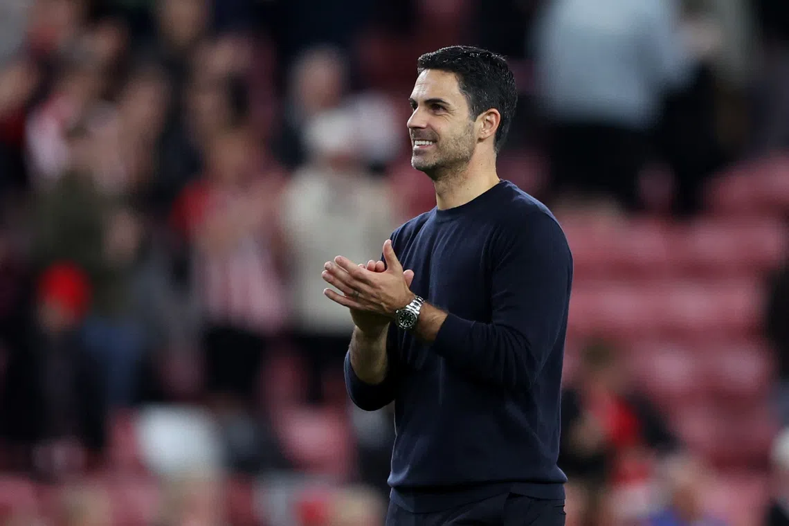 Mikel Arteta guided the Gunners to their first Premier League title in 22 years last season.
