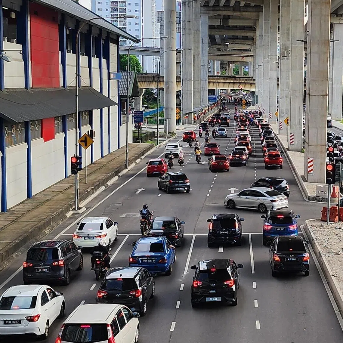 Rush-hour traffic in Kuala Lumpur on Feb 27. Transportation experts say the worsening congestion is a symptom of deep dependence on private vehicles in one of South-east Asia’s fastest-growing urban regions.