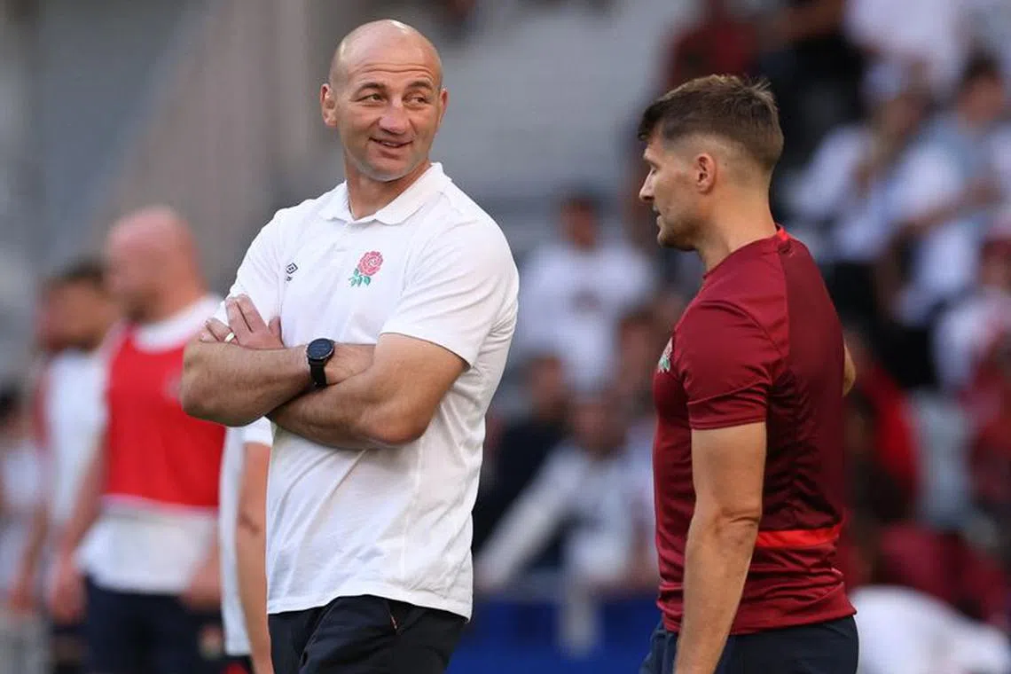 Rugby Union - Rugby World Cup 2023 - Pool D - England v Chile - Stade Pierre-Mauroy, Lille, France - September 23, 2023  England head coach Steve Borthwick before the match REUTERS/Stephanie Lecocq