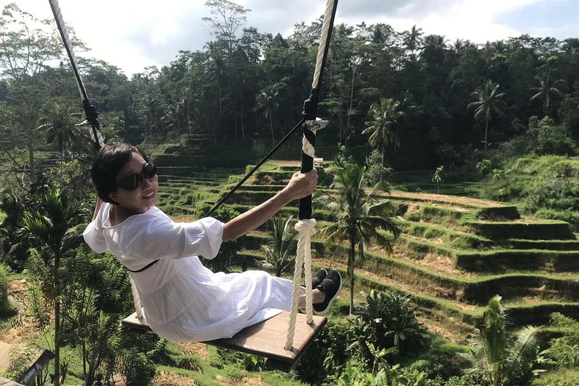 eybali14 - One Insta shot at the Love Bali swing over the Tegalalang Rice Terrace. 



