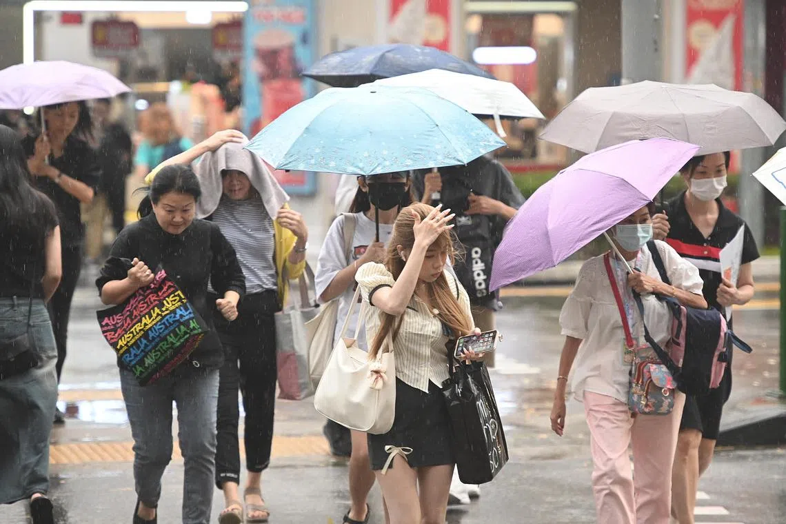 In the first two weeks of October, expect short-duration thundery showers between the late morning and afternoon on most days. 