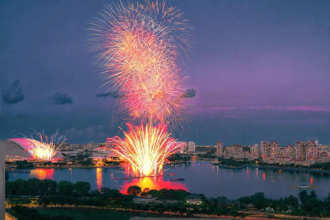Hotel Traveltine Downtown Singapore’s National Day package starts from $300 which comes with priority access to its rooftop pool deck for fireworks viewing.