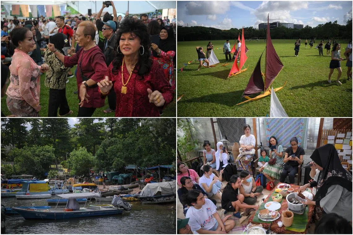 The day-long festival on June 14, held by initiative Orang Laut SG, celebrated the culture and stories of Singapore’s coastal communities that once lived off the land and sea.