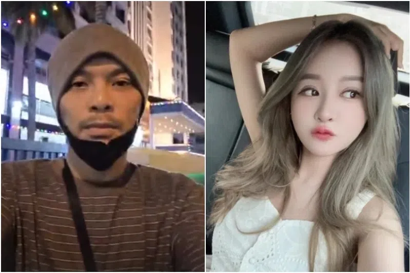 Namewee (left) at a Kuala Lumpur police station early on Nov 5. The controversial singer was detained in connection with Ms Iris Hsieh’s death.