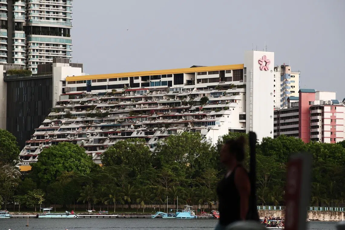 The iconic Golden Mile Complex in Beach Road.