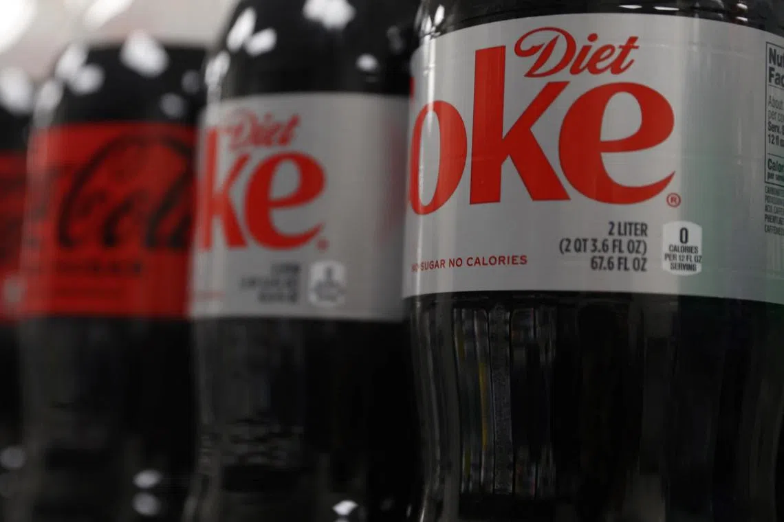 Diet Coke is seen on display at a store in New York City, U.S., June 28, 2023.  REUTERS/Shannon Stapleton
