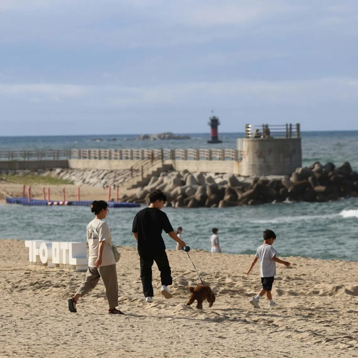 Men accounted for 36.5 per cent of parents taking leave in South Korea in 2025.