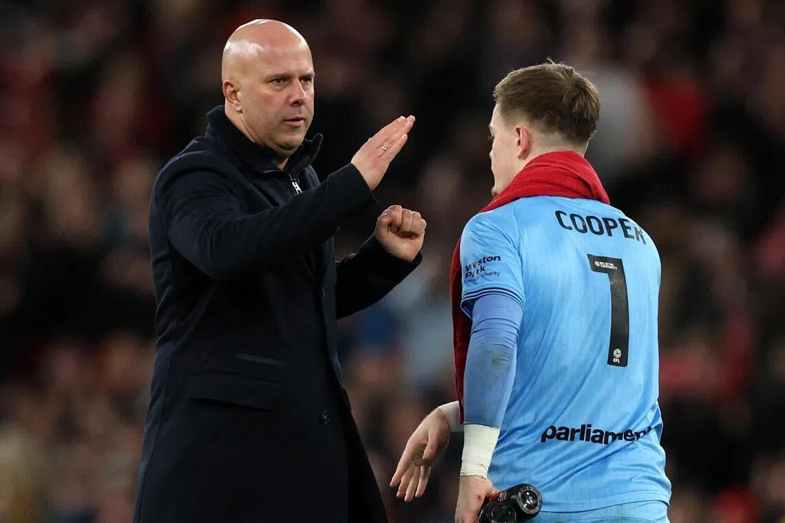 Liverpool manager Arne Slot after the FA Cup win over Barnsley.