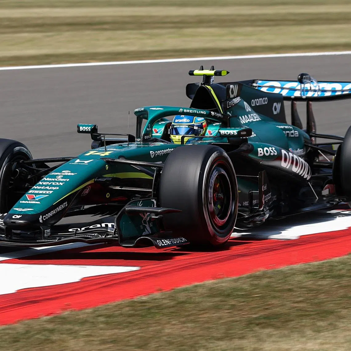 Formula One F1 - British Grand Prix - Silverstone Circuit, Silverstone, Britain - July 3, 2026 Aston Martin's Fernando Alonso during practice REUTERS/Andrew Boyers