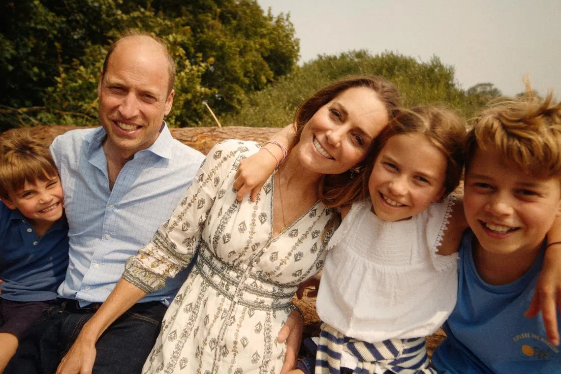 In the video, which was filmed in Norfolk, eastern England last month, the princess looked well and healthy.