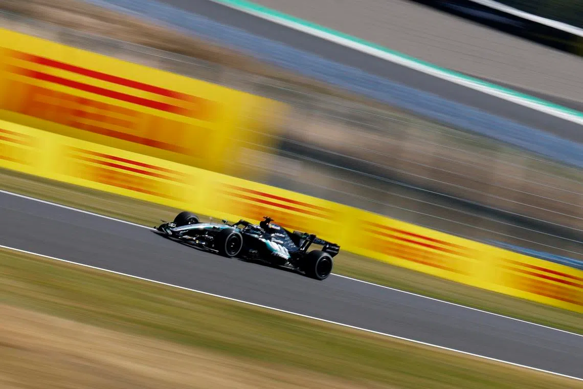 Formula One F1 - Japanese Grand Prix - Suzuka Circuit, Suzuka, Japan - March 27, 2026 Mercedes' George Russell in action during the first practice session REUTERS/Kim Kyung-Hoon