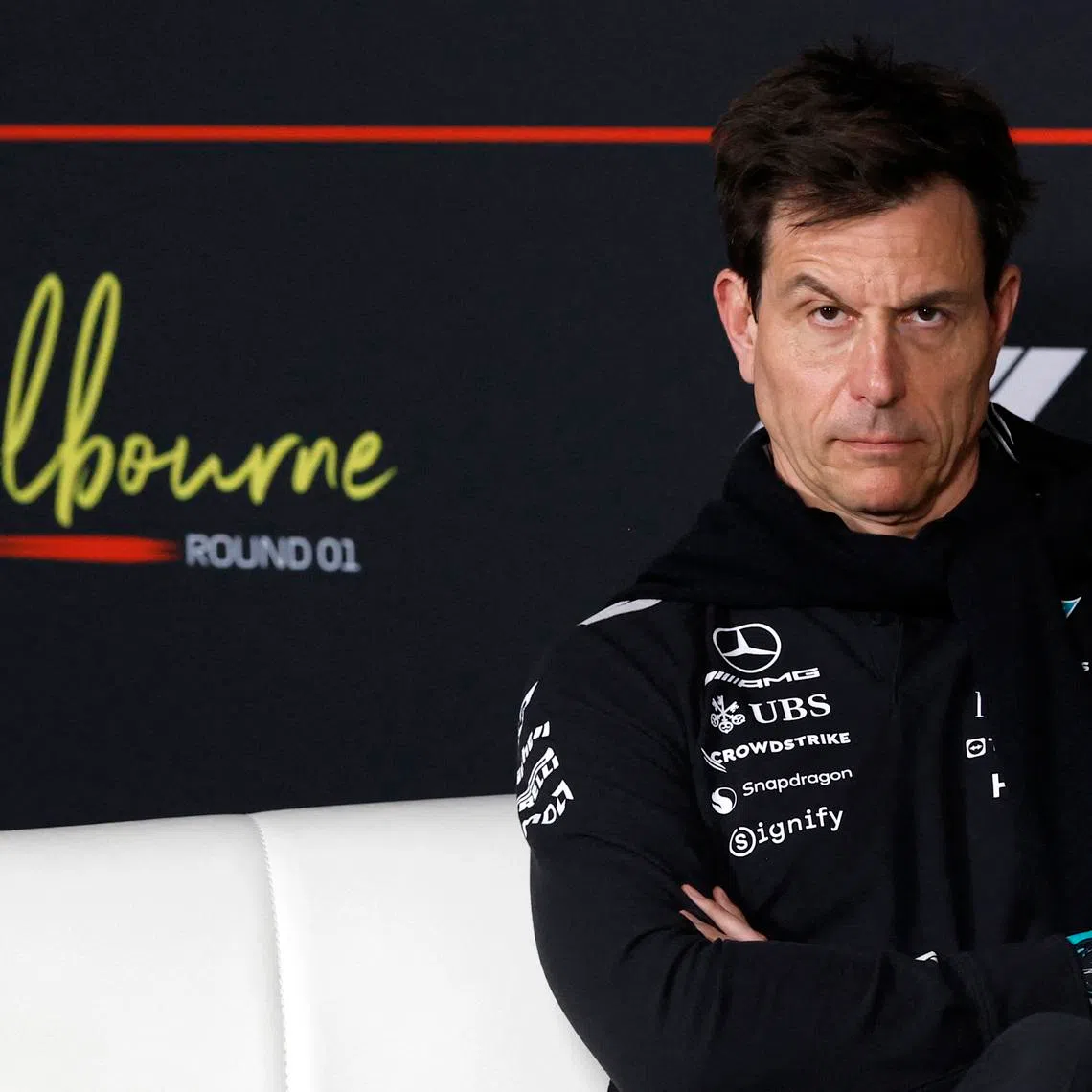 Formula One F1 - Australian Grand Prix - Albert Park Grand Prix Circuit, Melbourne, Australia - March 6, 2026 Mercedes team principal Toto Wolff during a press conference REUTERS/Hollie Adams