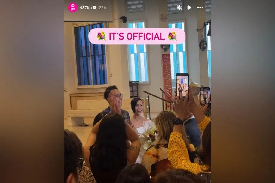 straitstimes.com - Eddino Abdul Hadi - Singapore radio DJ Sonia Chew marries investment banker in church wedding