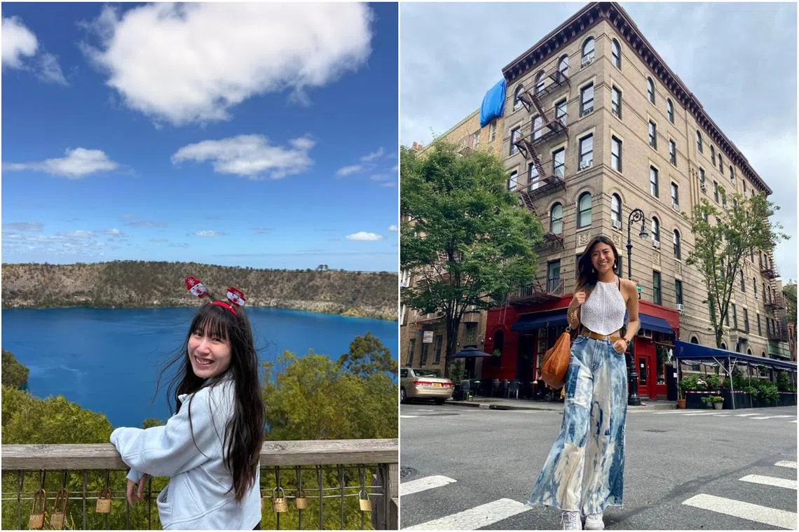 Pek Yi Tsing (left) had not applied for any jobs in Australia before moving to Melbourne in 2024, An Lyn Chee (right) moved to New York in 2022 and eventually secured a job at Diane von Furstenberg.