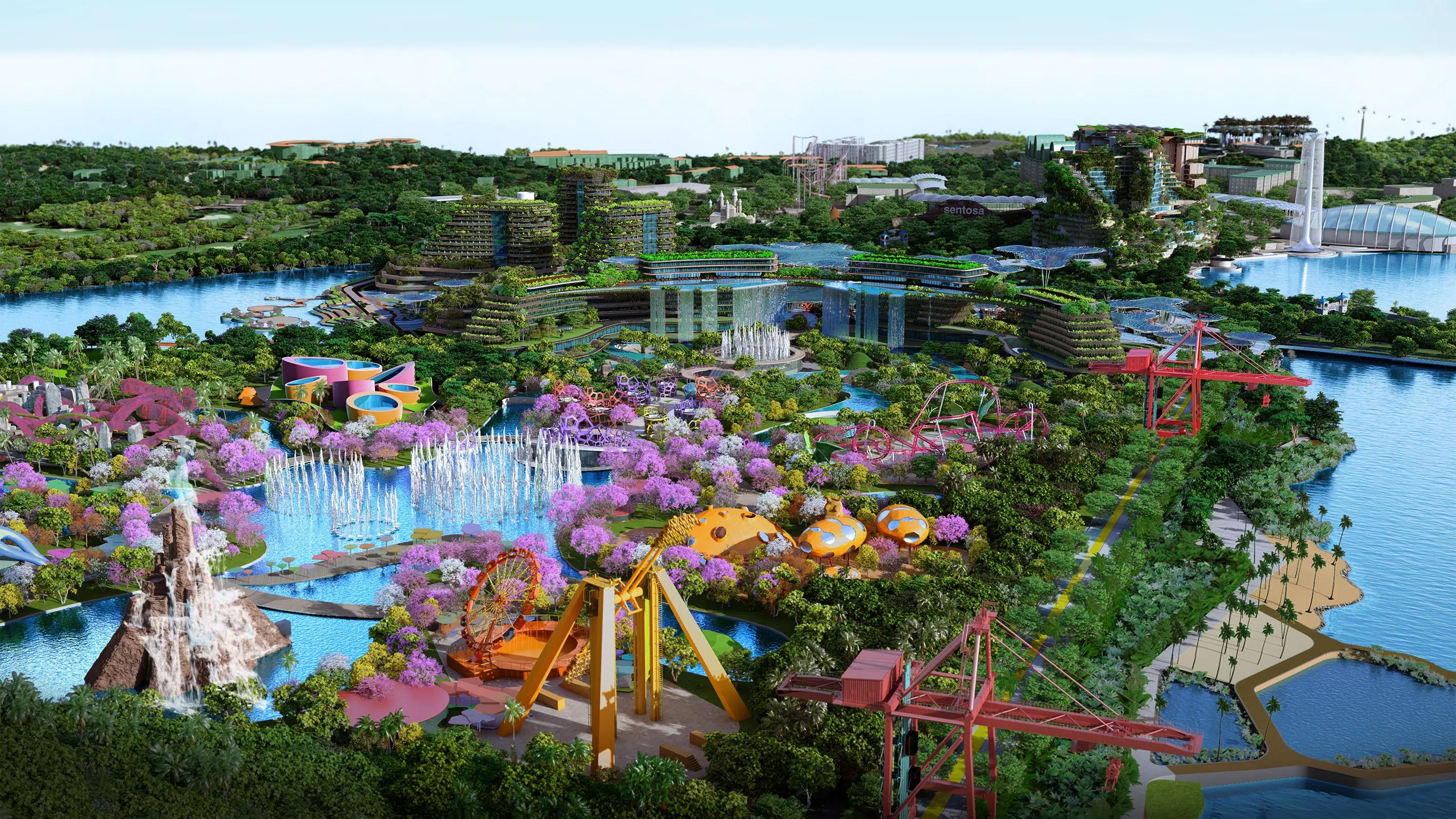 Its waterfront will feature elements that celebrate its port heritage, alongside water-based activities.