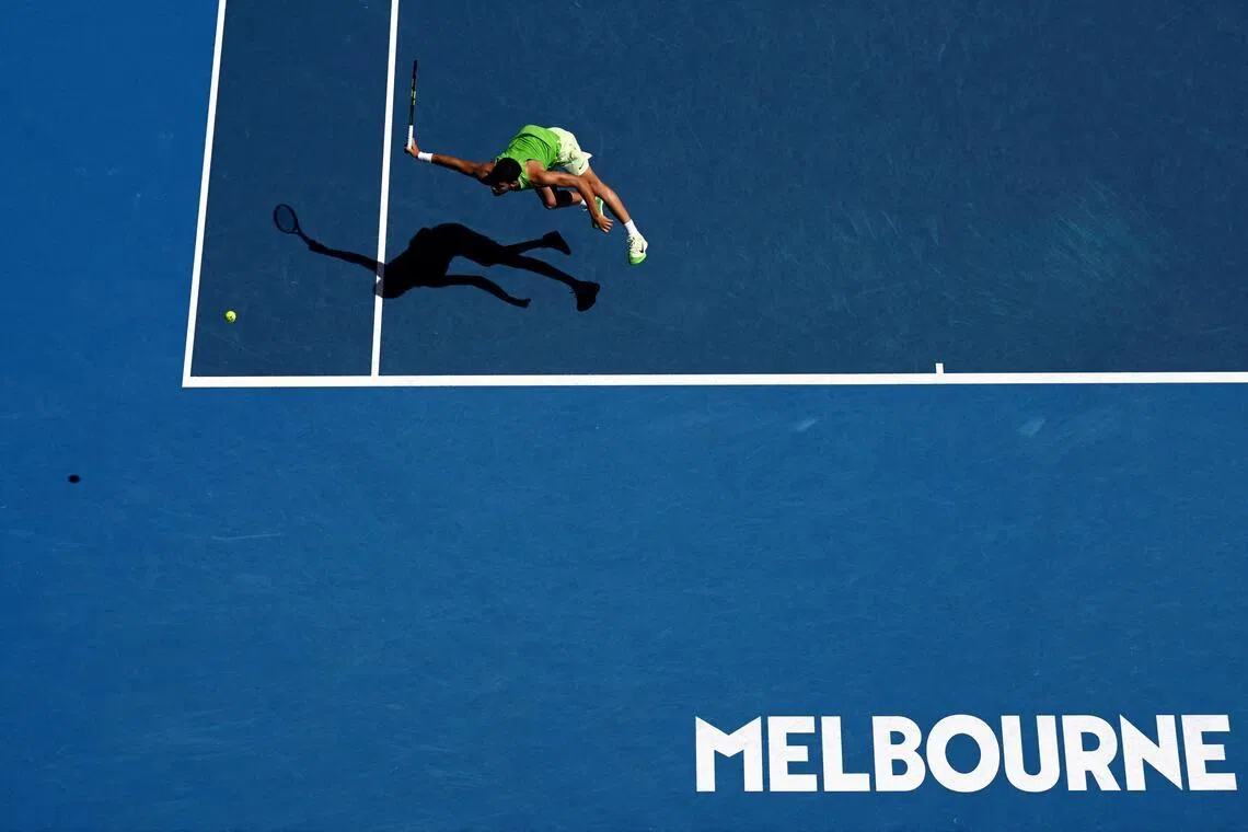 When it comes to speed and footwork there are few better movers than Carlos Alcaraz.