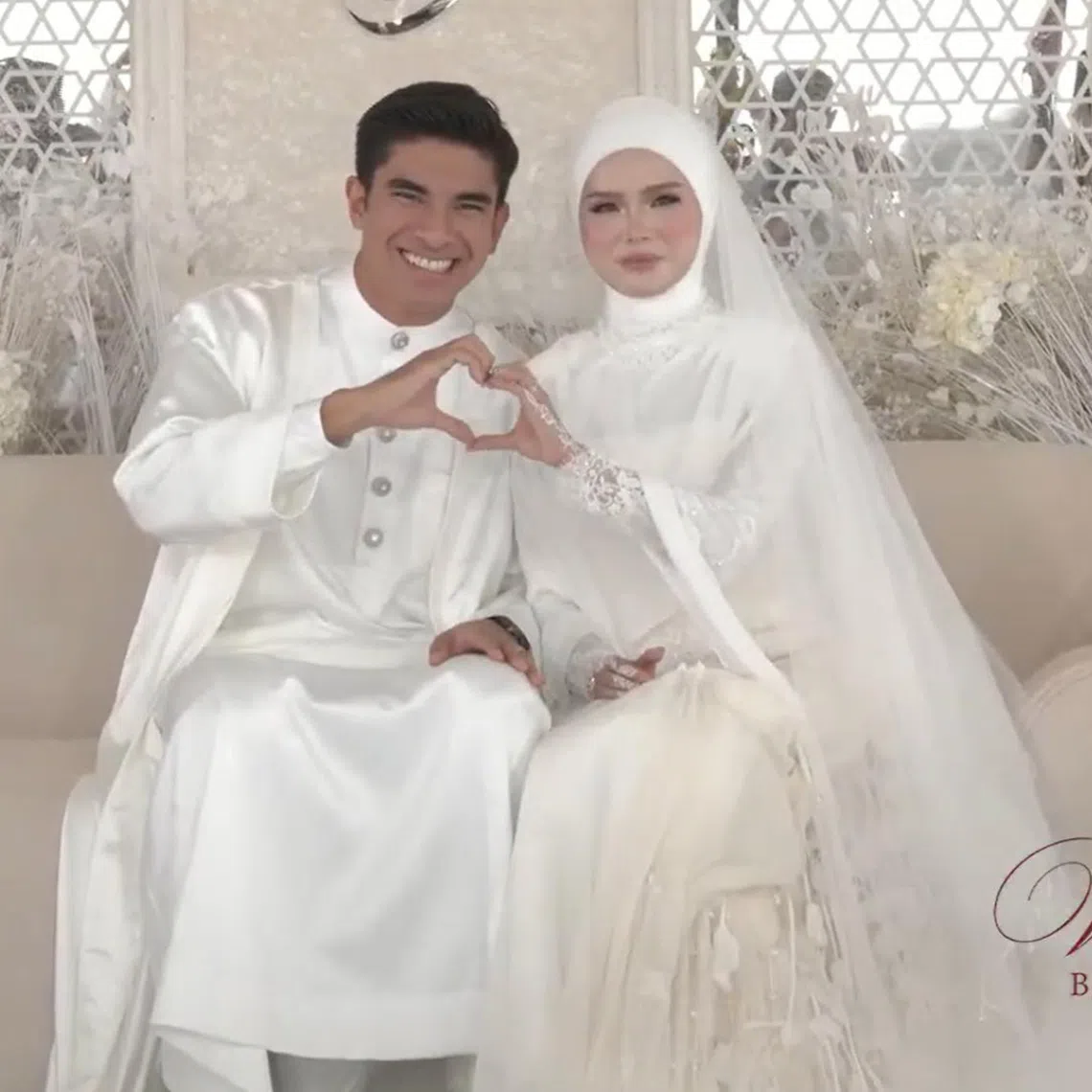 Malaysian politician Syed Saddiq Syed Abdul Rahman and actress Bella Astillah were solemnised in a ceremony in Kuala Lumpur.