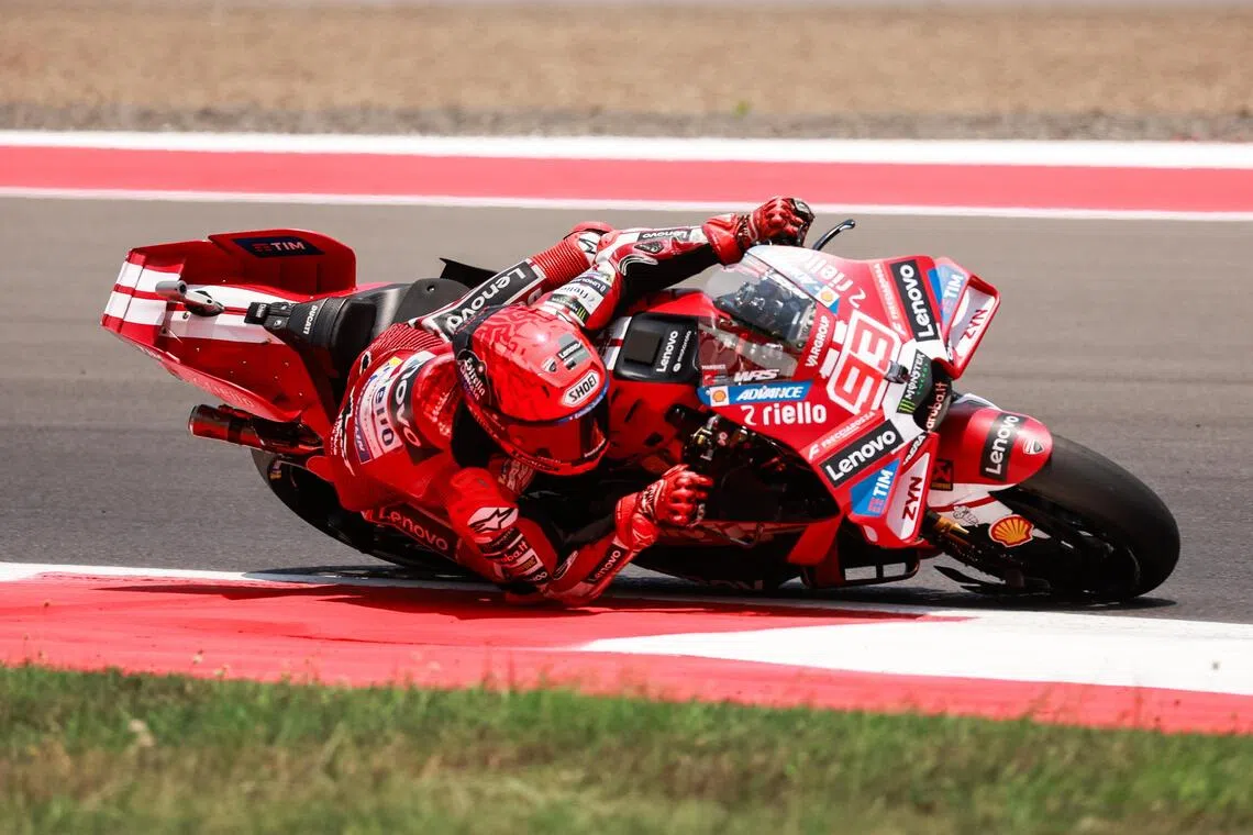 Ducati’s reigning seven-time world champion took the chequered flag in a dramatic 13-lap sprint on Oct 10.