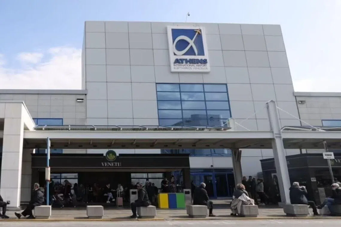 State broadcaster ERT said airport arrivals and departures were suspended at 9am.