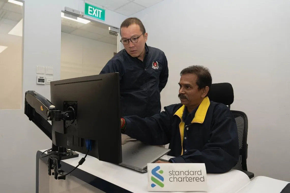 The transfers were detected by both the police’s Anti-Scam Centre (ASC) and Standard Chartered Bank on Jan 11.