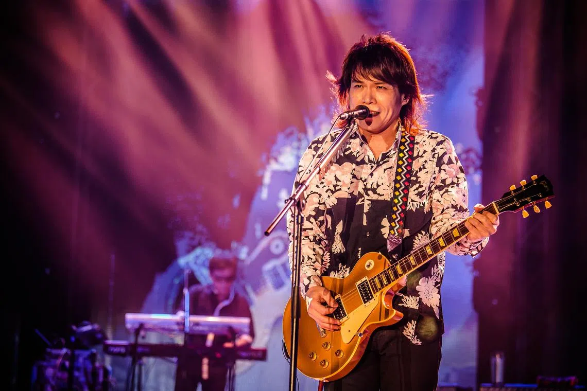 Taiwanese singer Wu Bai has written songs for many popular artistes.

Conditions of use: SPH use
Copyright: Supreme Entertainment and Show Production