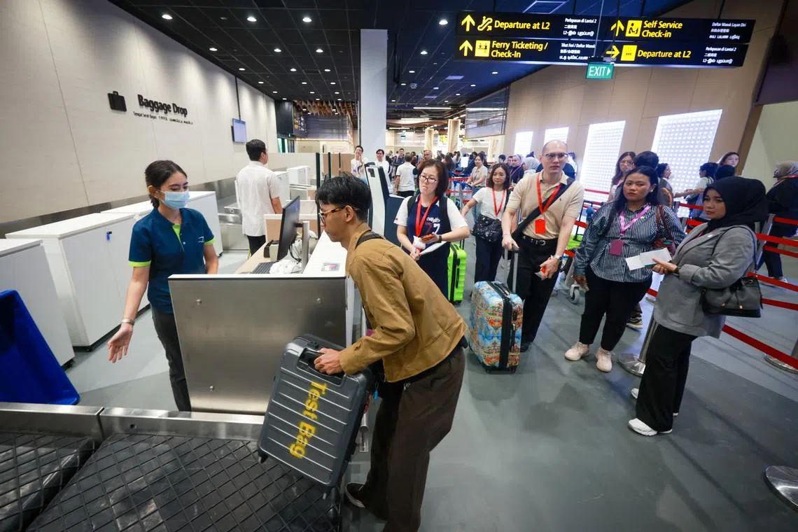 Baggage drops will be on the same floor – a departure from the previous layout, where ticketing and baggage drop-off facilities were on different levels of the terminal.