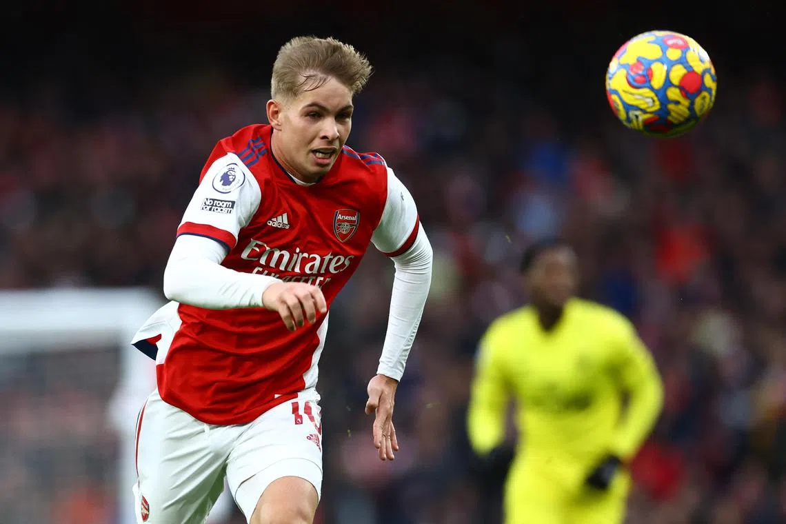 England international Emile Smith Rowe has been sidelined for a long time because of a troublesome groin injury.