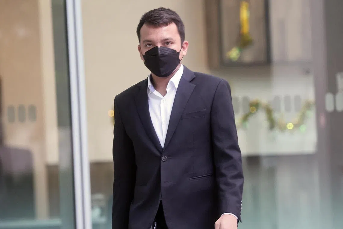 Mohamad Danial Mohamad Nazali arriving at State Courts on June 25, 2024.