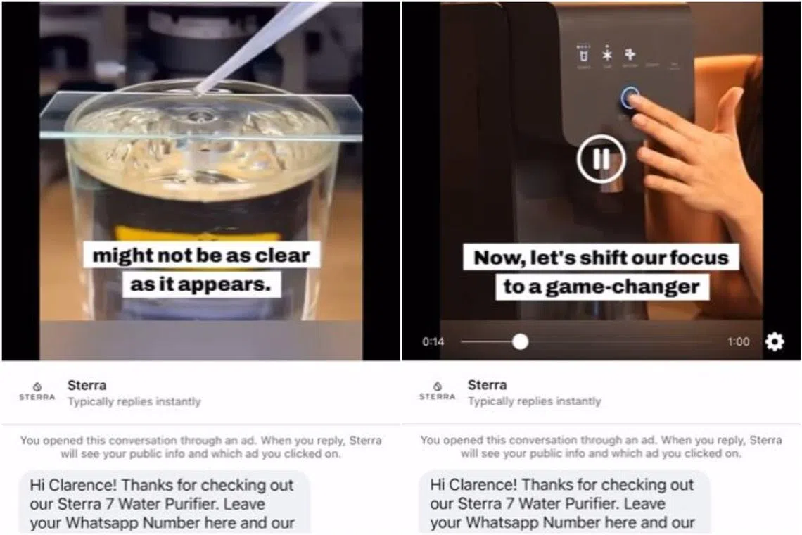 Sterra's ad gained prominence after an NTU PhD student debunked the claims in a viral Instagram video.