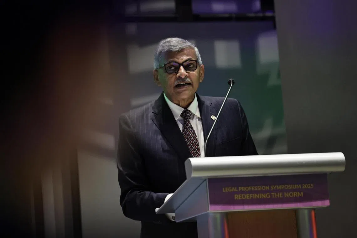 sllawyer29

Closing Address by Chief Justice Sundaresh Menon at the Legal Profession Symposium 2025 organised by The Singapore Academy of Law (SAL) on July 29, 2025

ST PHOTO KELVIN CHNG