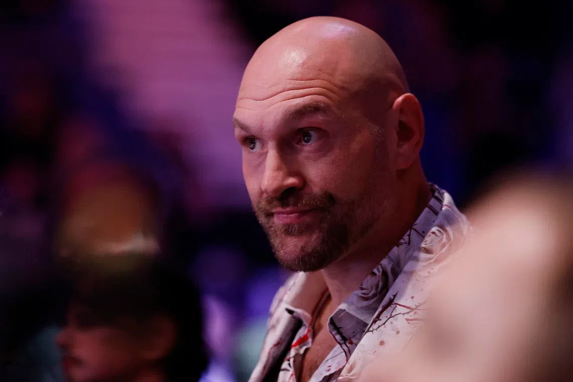 Boxing - Joseph Parker v Fabio Wardley - The O2, London, Britain - October 25, 2025 Tyson Fury before the fight Action Images via Reuters/Andrew Couldridge