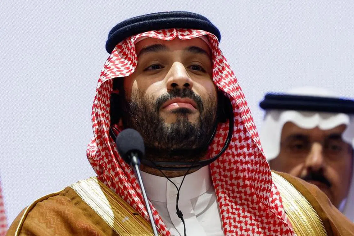Saudi Arabian Crown Prince Mohammed bin Salman Al Saud attends Partnership for Global Infrastructure and Investment event on the day of the G20 summit in New Delhi, India, September 9, 2023. REUTERS/Evelyn Hockstein/Pool/File photo
