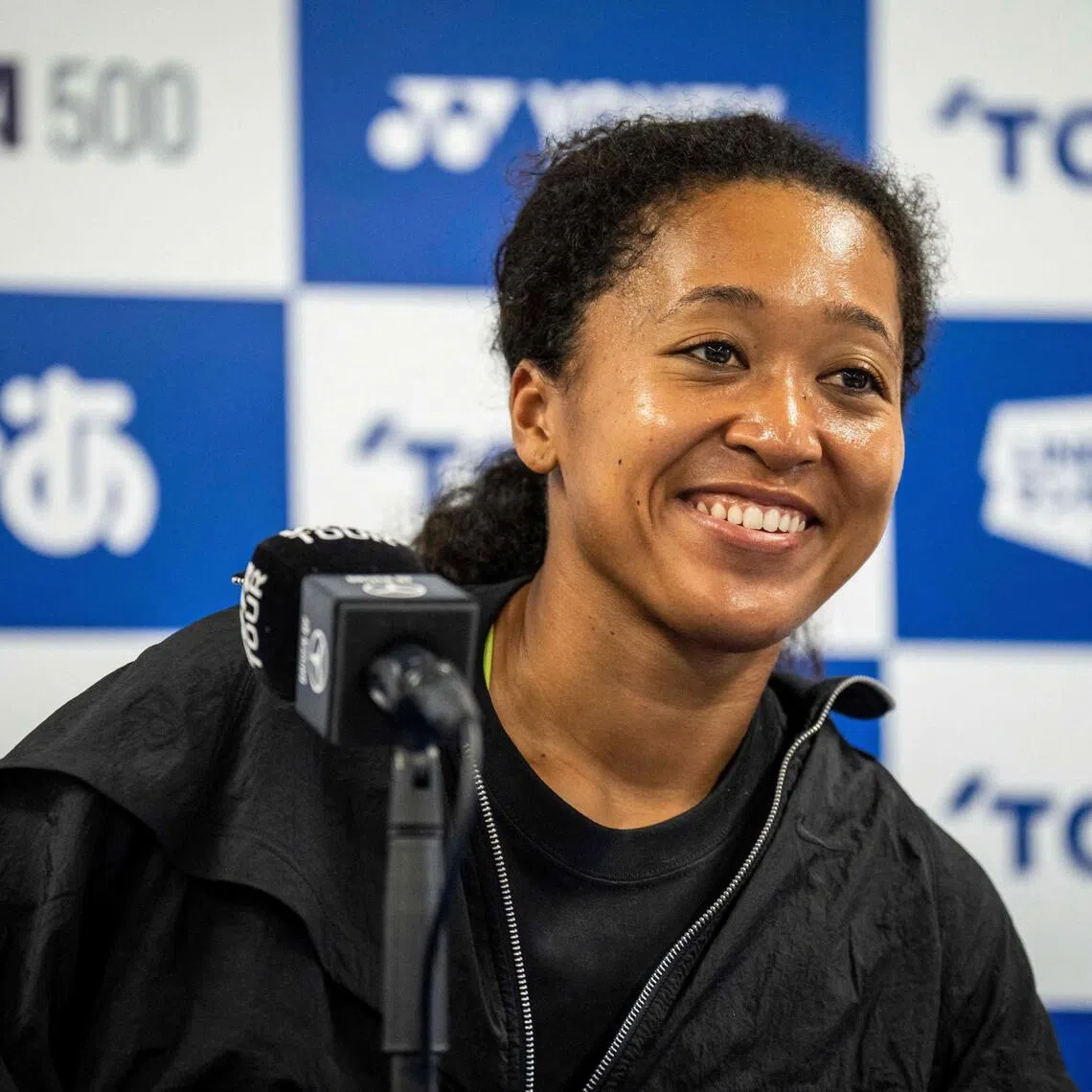 Japan’s Osaka said juggling her duties as a player and a mother was something she was “figuring out little by little”.