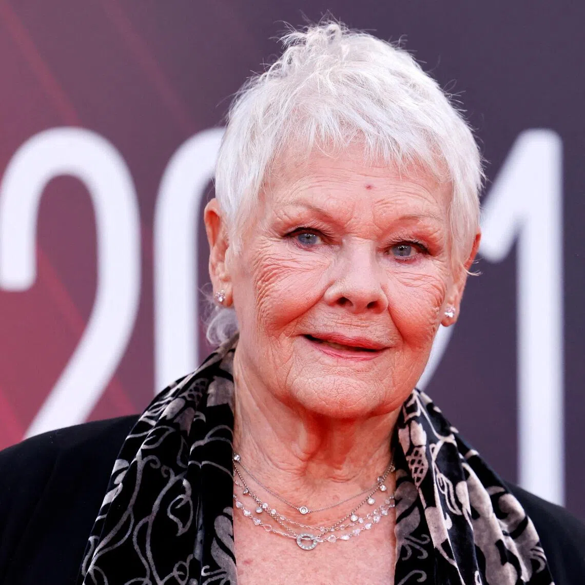 British actress Judi Dench, seen here in a 2021 photo, has called her sight loss due to macular degeneration a "crusher" as she marked her 91st birthday on Dec 9, 2025. 