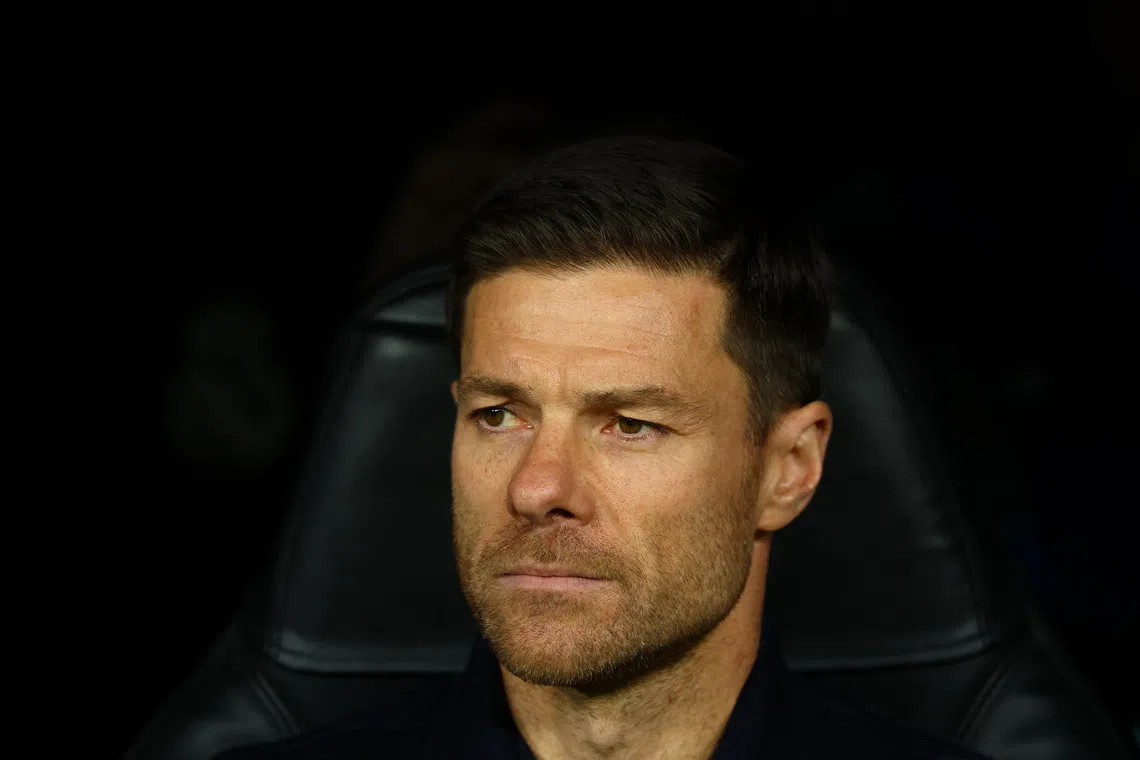 FILE PHOTO: Soccer Football - UEFA Champions League - Real Madrid v Manchester City -  Santiago Bernabeu, Madrid, Spain - December 10, 2025 Real Madrid coach Xabi Alonso before the match REUTERS/Susana Vera/File Photo