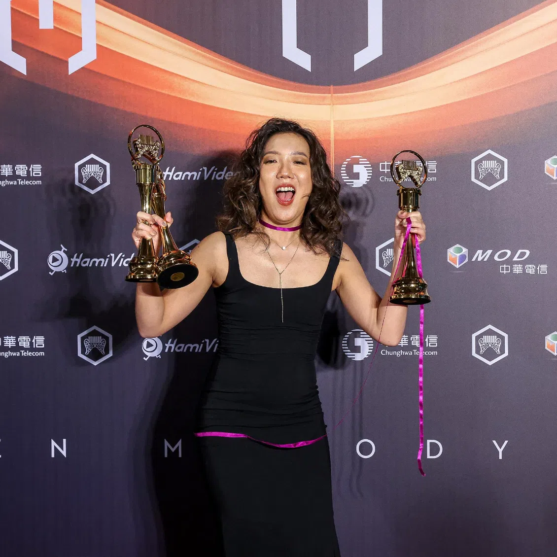 (Clockwise from left) Taiwanese singer Siri Lee at the Golden Melody Awards Ceremony in Taipei in June, Taiwanese actress Shu Qi and the book cover of the award-winning English translation of novel Taiwan Travelogue.