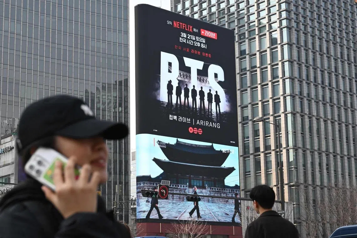 straitstimes.com - Seoul rolls out tourism campaign to welcome BTS fans at Gwanghwamun