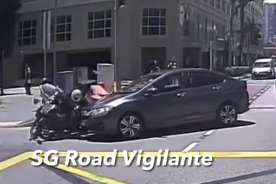 62-year-old motorcyclist taken to hospital after accident with car on North Bridge Road