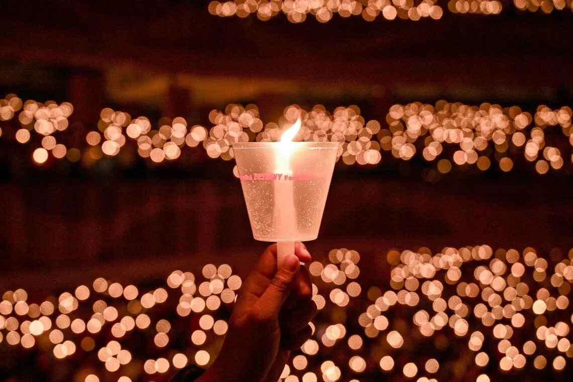 “The power of Christmas lies not in the festivity of the celebration, but in the courage to share the burdens of those who are hurting,” said Religious Affairs Minister Nasaruddin Umar. 