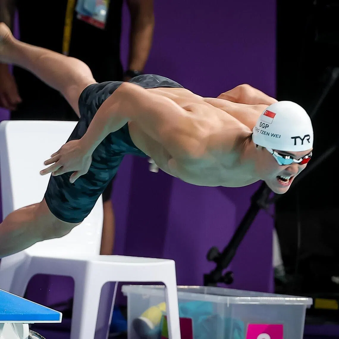 Teong Tzen Wei became Singapore's third swimmer to win a medal at the Commonwealth Games medal after he clinched the men's 50m butterfly silver at the 2022 edition of the event.