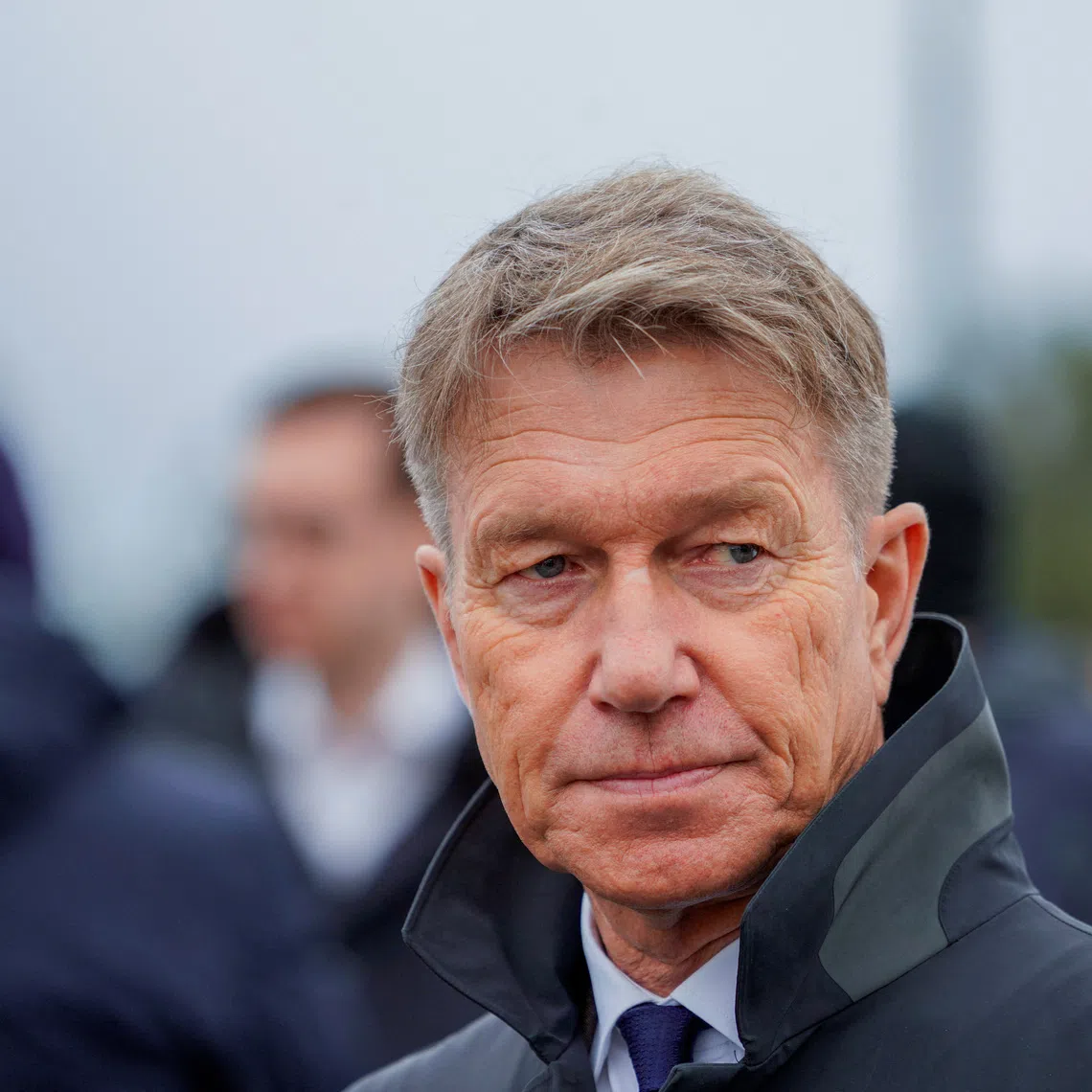 FILE PHOTO: Norway's Energy Minister Terje Aasland attends a press conference in connection with the new realization of the carbon capture project at the waste incineration plant at Klemetsrud, Oslo, Norway January 27, 2025. NTB/Ole Berg-Rusten via REUTERS./ File Photo