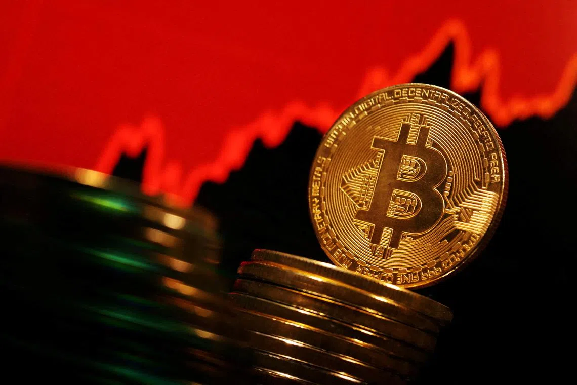 Bitcoin has jumped about 40 per cent already this year.