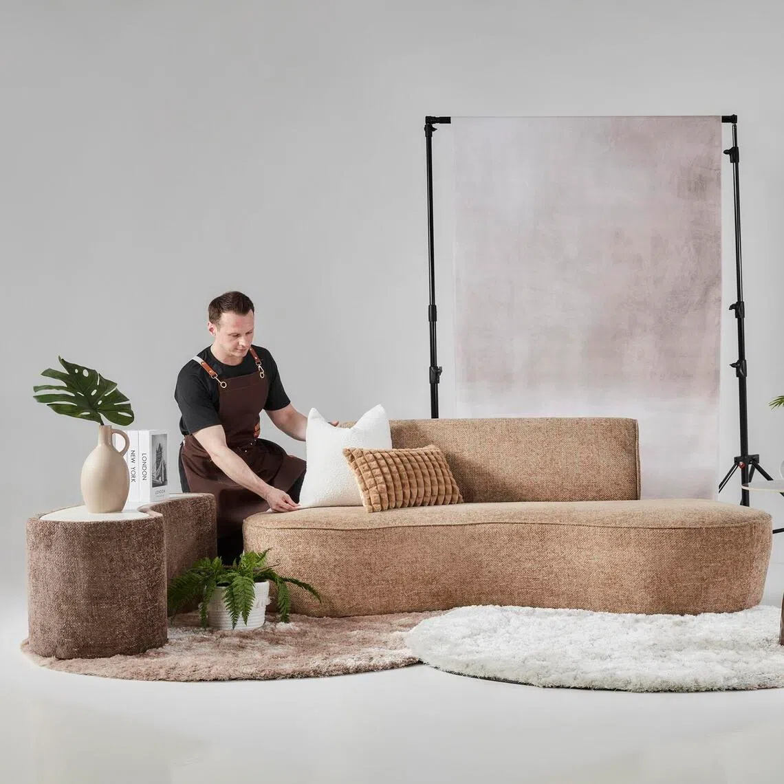 The new Tammi sofas in the Courts Muze line. 