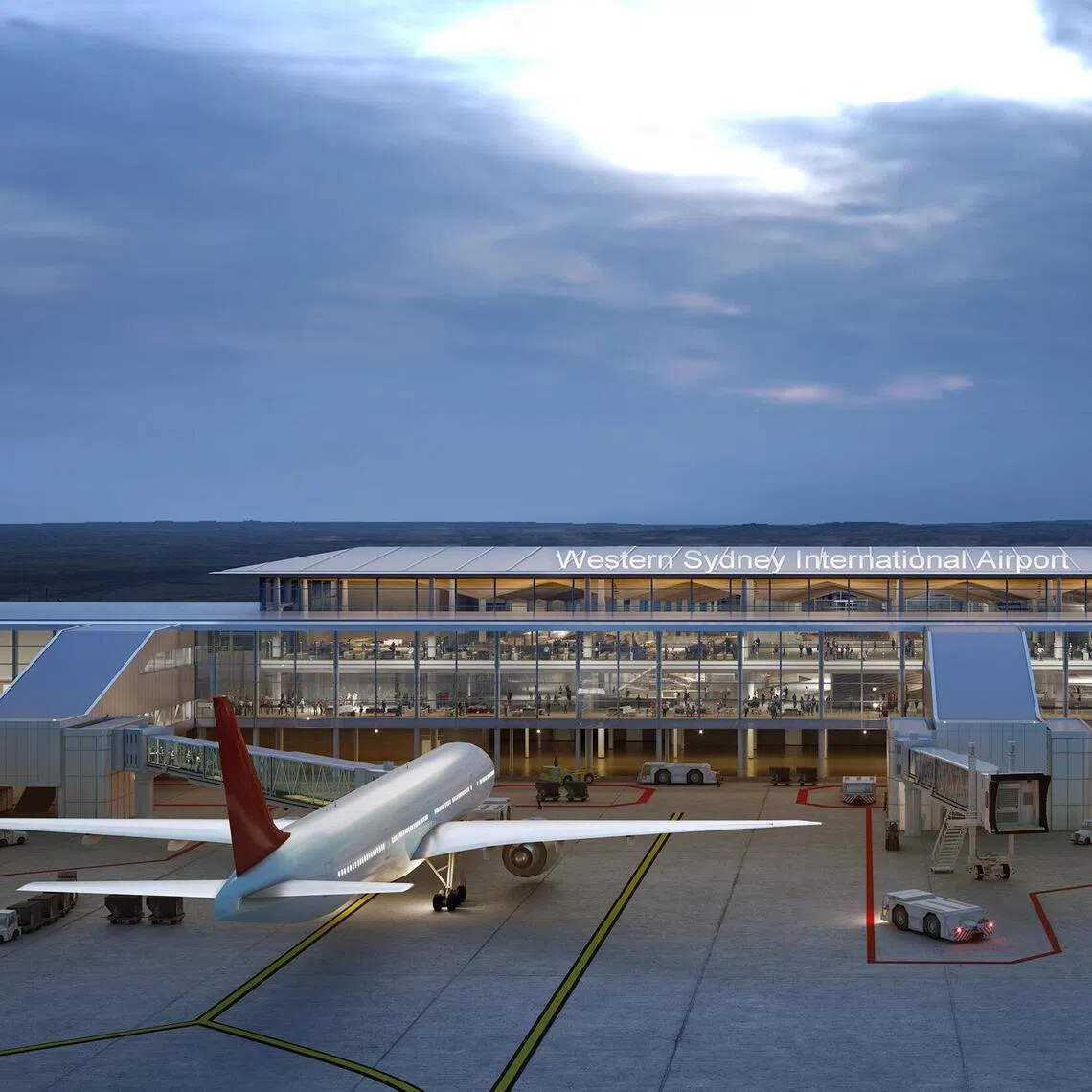 The single-runway Western Sydney International Airport will be able to handle up to 10 million passengers a year when it opens in 2026.