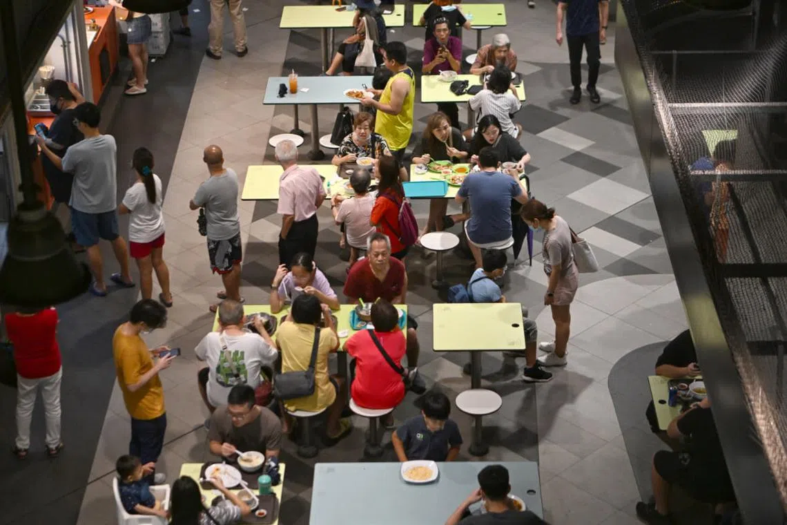 Strolling around a hawker centre is like walking into a 3D menu with the sights of dishes being stir-fried.