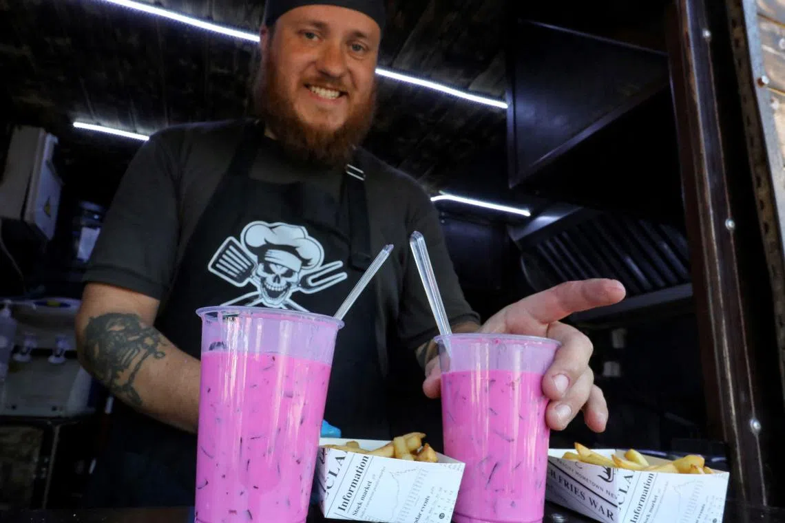 Lithuania lays claim to Saltibarsciai – made of kefir, cucumbers, beetroot, and dill – eaten cold and a favourite on a hot summer’s day.