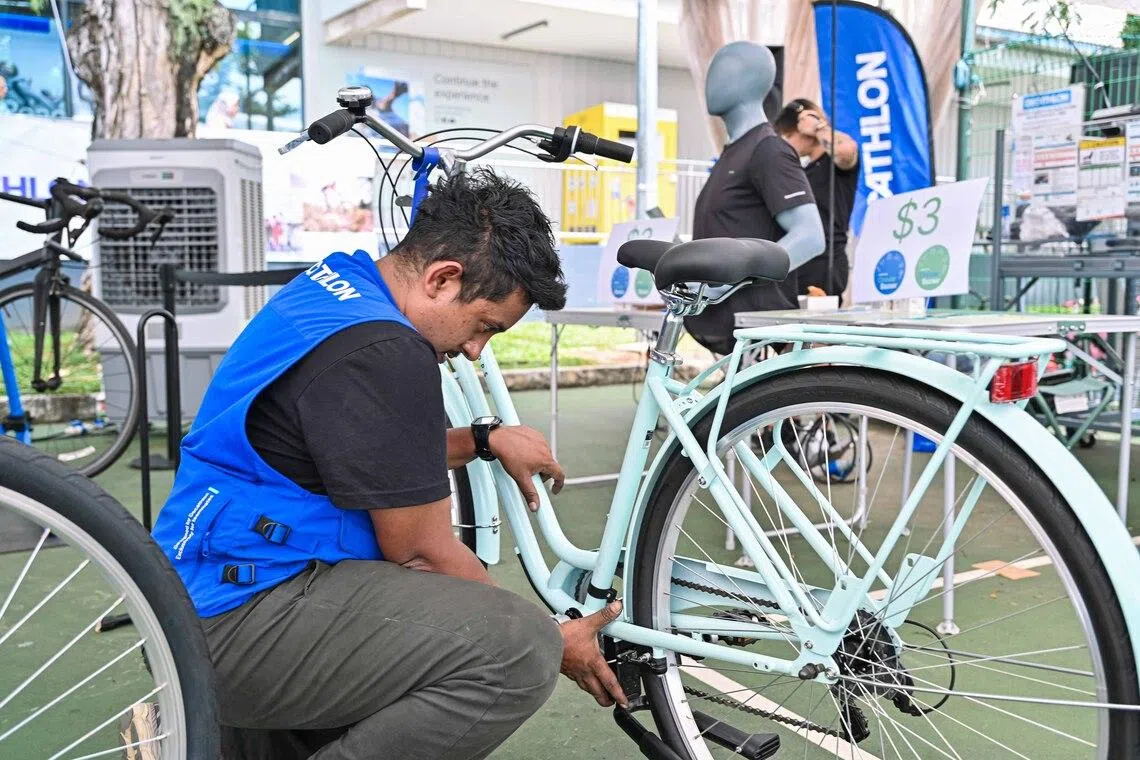 Decathlon said it refurbished and reintroduced over 7,000 bicycles to Singapore’s streets in 2025.