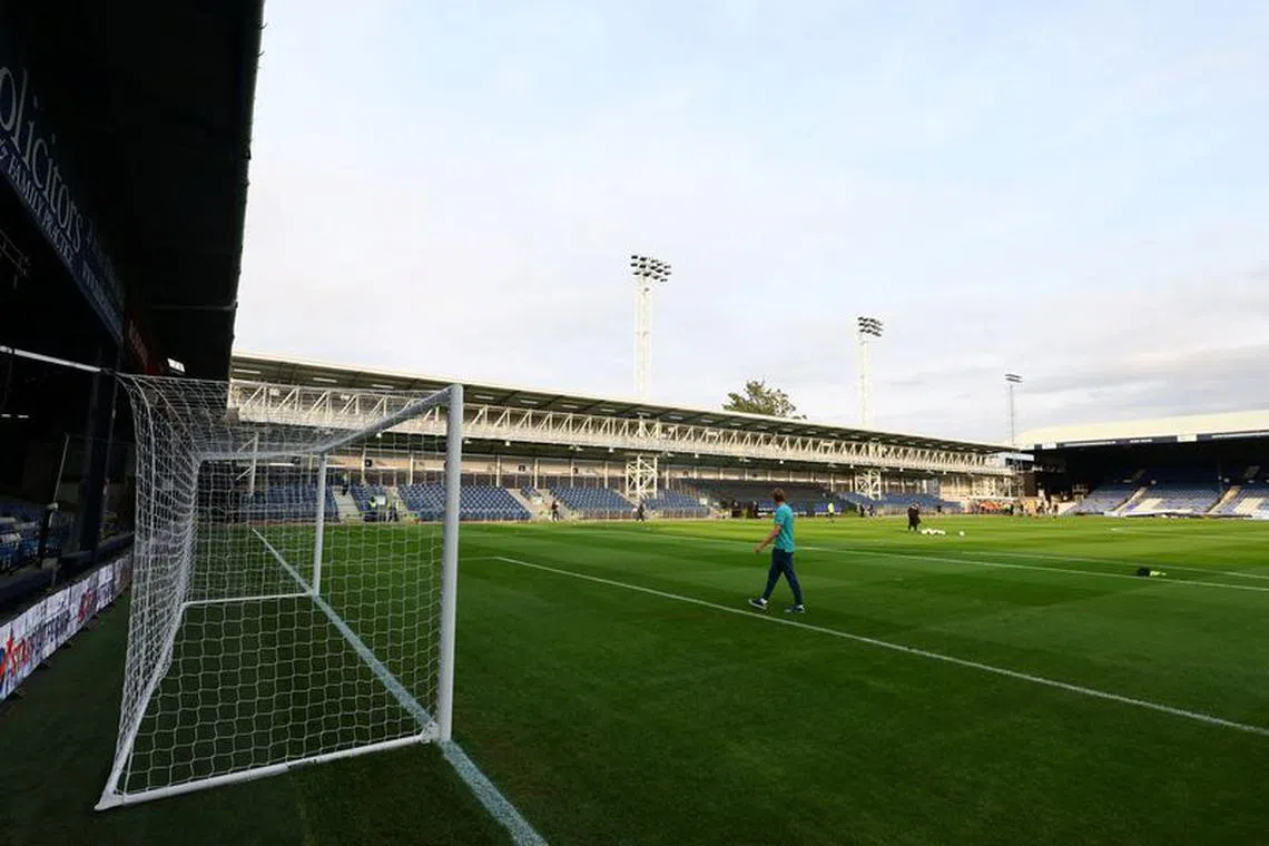 FILE PHOTO: Soccer Football - Carabao Cup Second Round - Luton Town v Gillingham - Kenilworth Road, Luton, Britain - August 29, 2023 General view inside the stadium before the match Action Images via Reuters/Matthew Childs/File Photo